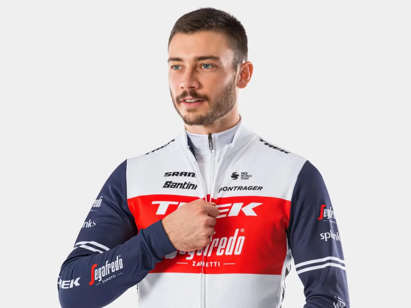 Jersey Santini Trek-Segafredo Men's Replica Thermal LS - Image 4
